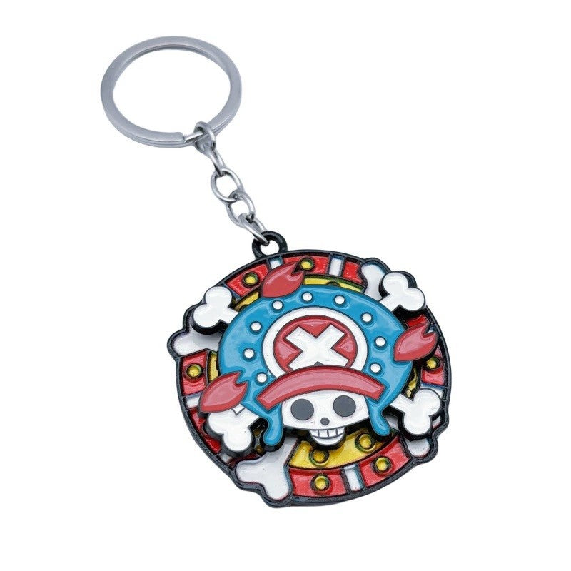 Chaveiros de mochila de anime de One Piece Luffy, Chopper, Zoro, Nami, Sanji, pingentes de chaveiro decorativos de personagens de desenho animado