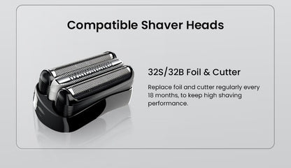 Braun Electric Shaver 3 Series ProSkin 3040S 3010S Reciprocating Shaver For Men Shaving Machine With Trimmer 100-240v