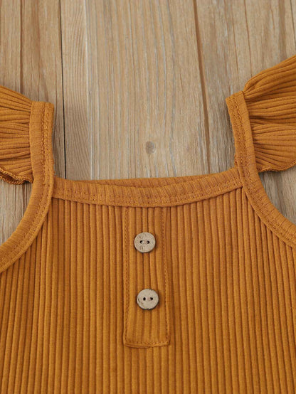 Summer Newborn Baby Girl Clothes Set  Sleeveless  Bodysuit  Printed Shorts  3pcs Clothing Suit Baby Girl Clothes For 0-1Years