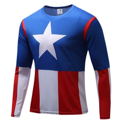 Funny 3D Spider Print Men's Long Sleeve T-shirt Outdoor Fitness Sports Tops Casual O-neck Loose Pullover Fashion Trend Clothing