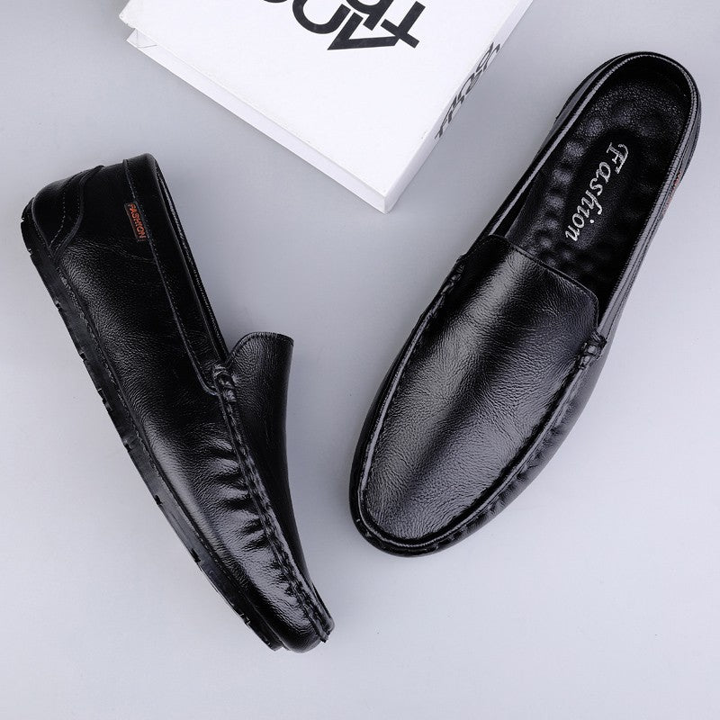 Genuine Leather Men Casual Shoes Luxury Brand Mens Loafers Moccasins Breathable Slip on Italian Driving Shoes Chaussure Homme