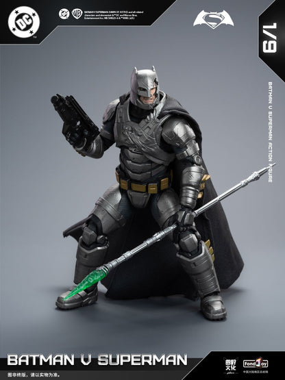 Novo conjunto de figuras Fondjoy BVS, Boneco de Ação Batman Blindado, Superman com Armadura Danificada 1/9 Batman V Superman: A Origem da Justiça DC Toys