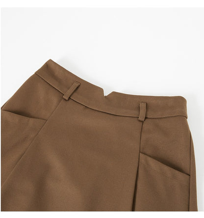 Plus Size Woolen Skirt Women 2024 Autumn Winter New Arrivals High Waist A Line Skirt With Belt Korean Fashon Skirts Womens