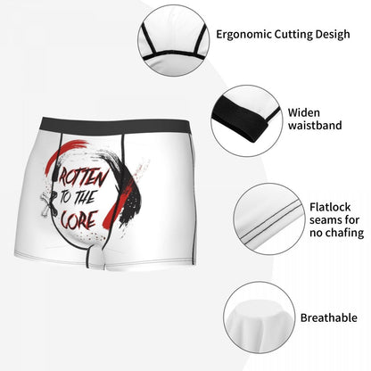 Boxer Underpants Shorts Descendants Vk Grunge Aesthetic - Carlos De Vil Panties Men's Breathable Underwear for Homme Man Gift