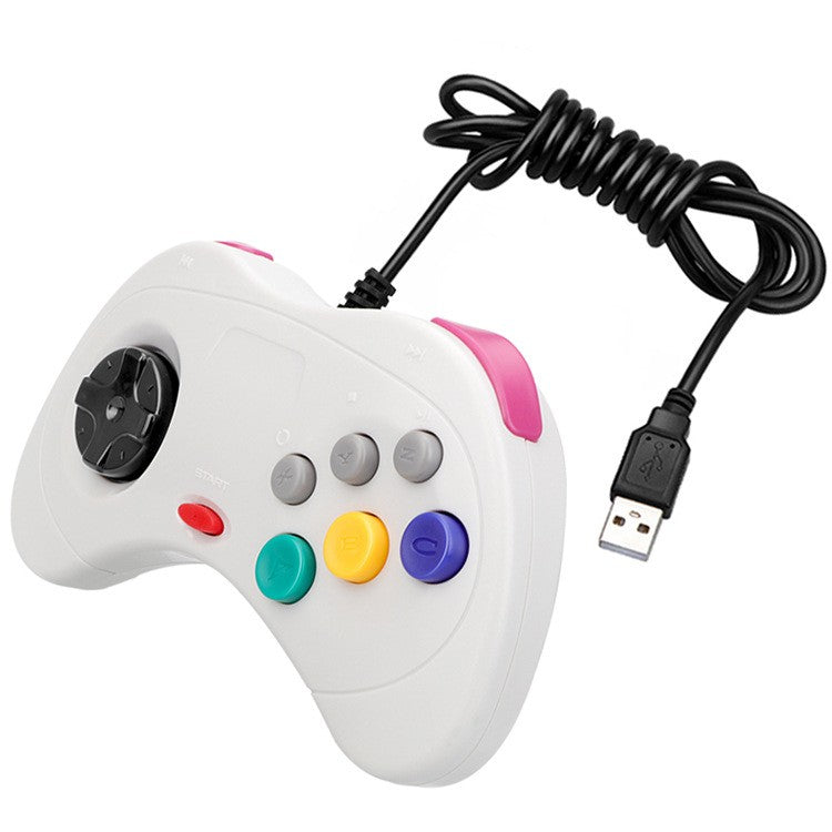 Game Controller USB Wired Singles Game Controller PC Computer Game Singles Controller