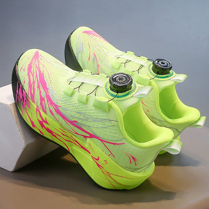 Autumn Sport Shoes For Children Mesh Breathable Teenager Kid's Sneakers Soft-soled Lightweight Boy's Girl's Running Shoes