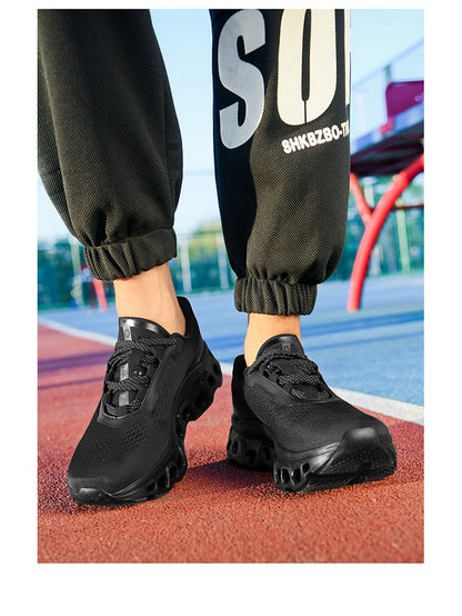 Tênis Masculino com Amortecimento para Corrida Tênis Esportivo Leve Casual Masculino Antiderrapante Tênis Esportivo para Viagens ao Ar Livre Caminhada