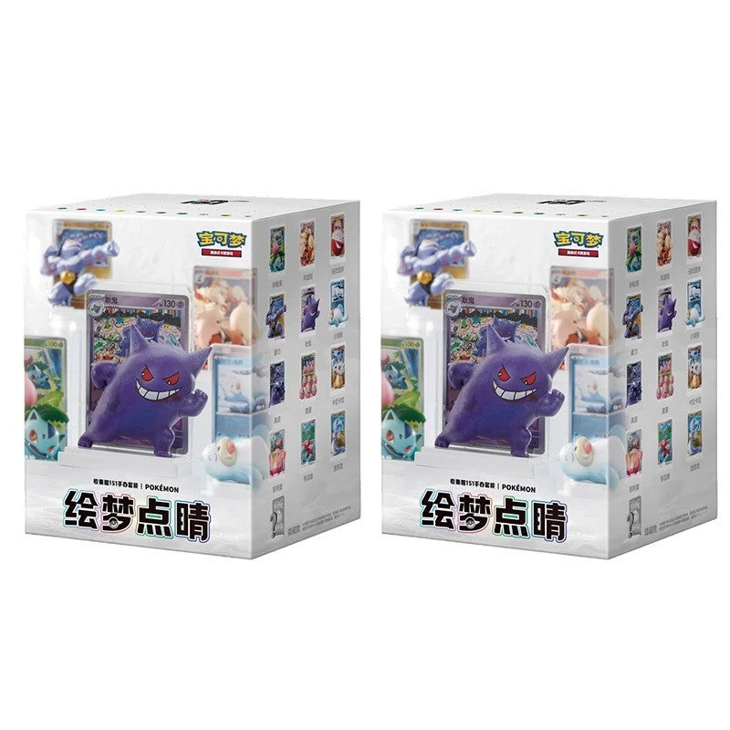 PTCG Dreamy Paint 151: Kit de Bonecos Colecionáveis (Chinês Simplificado), Caixa Surpresa, Modelo de Anime, Pacotes de Cards Impulsionadores – Pronta Entrega