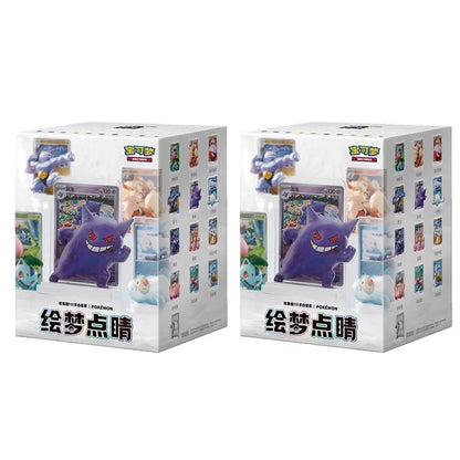 PTCG Dreamy Paint 151: Kit de Bonecos Colecionáveis (Chinês Simplificado), Caixa Surpresa, Modelo de Anime, Pacotes de Cards Impulsionadores – Pronta Entrega