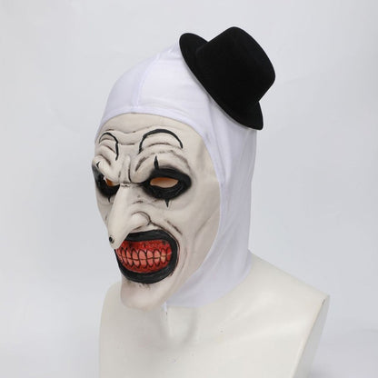 Cosplay Ghost Broken Soul Bloody Clown Scary Terrifier 3 Halloween Mask Funny Tooth Nose Full Face Head Cover Party Costume Prop