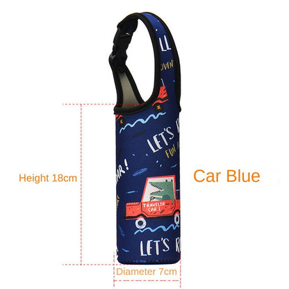 Baby Bottle Cover Portable Water Bottle Case Sleeve Sports Insulation Water Bottle Covers Pouch With Strap Holder Bottle Bag