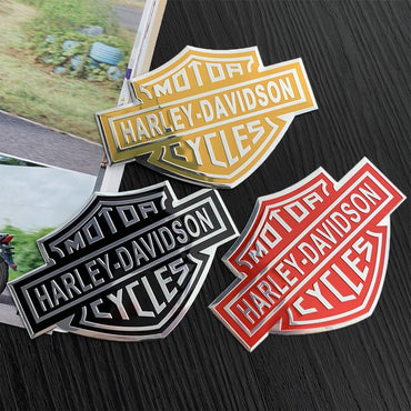For Harley Davidson Metal Decorative Logo Motorcycle Personalized Modified Car Sticker 3D Stereo Auto Stickers Badge Accessories