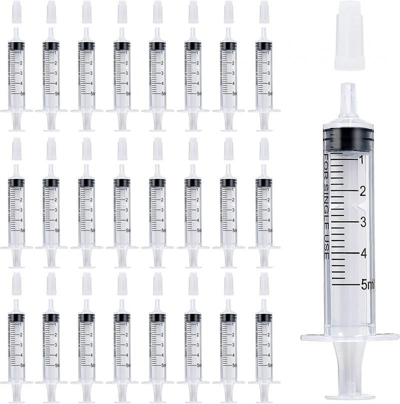 1/5/10/20 seringas de plástico para hidroponia, medição de perfume, enxágue, amostrador descartável, injetor, seringa de medição e injeção