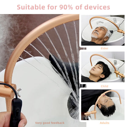 Equipamento de spa capilar Terapia aquática Circulação de água Chuveiro cascata para lavatório de salão Cama de salão Equipamento de salão estilo japonês