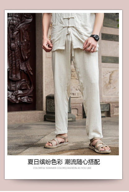 Retro Summer Sandals Men Cheap Woven Flat Sandal Man Lightweight Non-slip Outdoor Beach Shoes Men's Flip-flops sandalias hombre