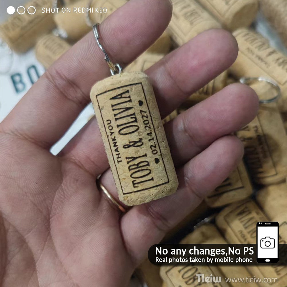 Custom Wine Cork Keychain,Handmade Wine Enthusiast Gift,Personalized Key Holder,Wedding Favor,Unique Souvenir,Eco-Friendly Gift