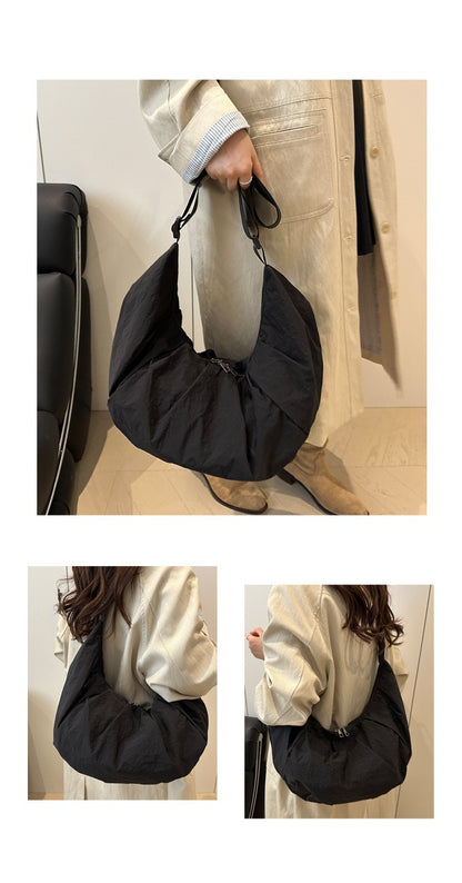 Large Capacity Simple Shoulder Bags Comfortable and Versatile Texture Crossbody Bags for Women Men Fashion Casual Storage Bags