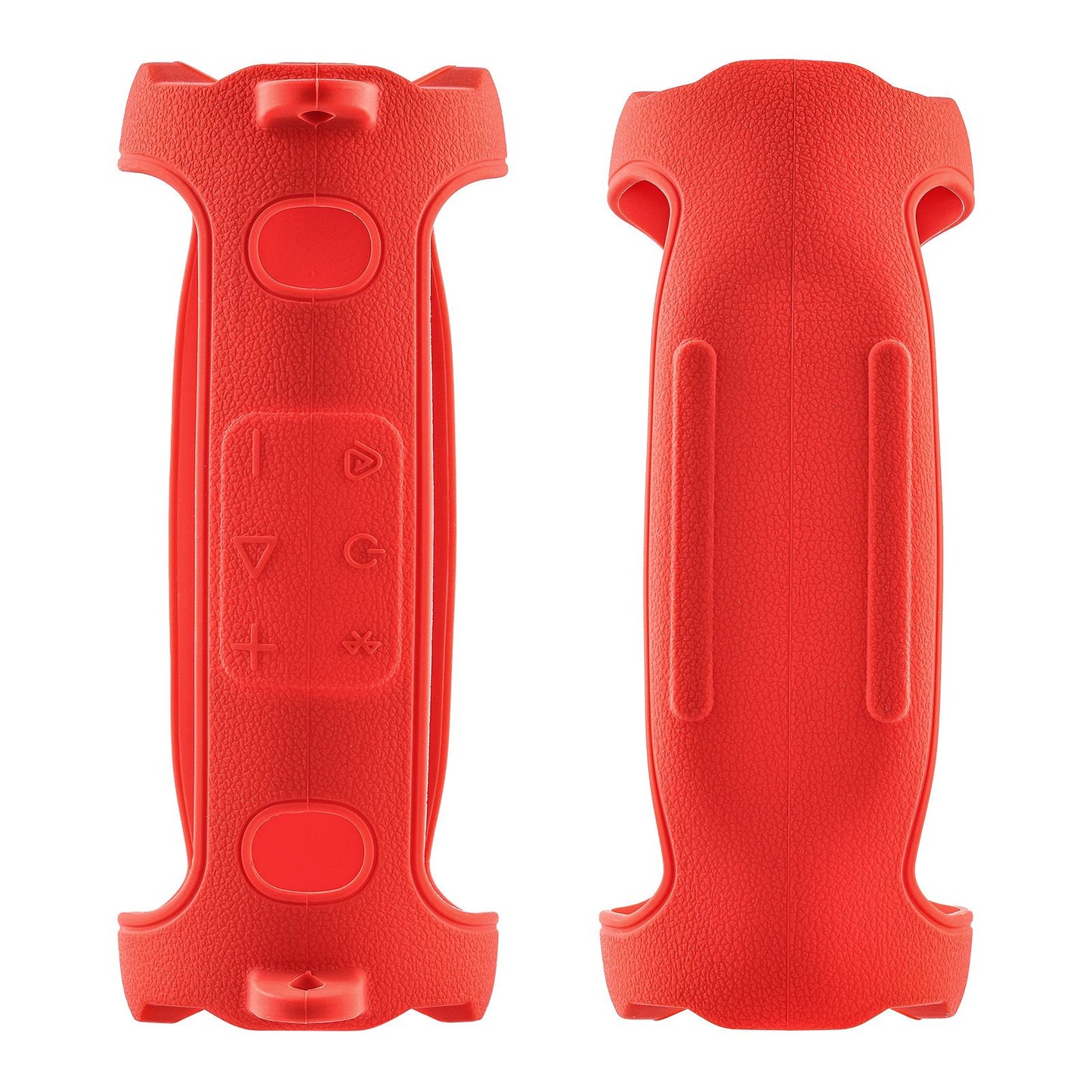 Portable Bluetooth Speaker Carry Silicone Case,Soft Protective Sleeve Cover with Shoulder Strap for JBL Charge 6 Speaker