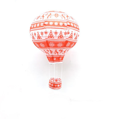 1pc Ceremony Holiday Party Folding Paper Lantern Hot Air Balloon Shape 30/40cm Pink Blue For Kids Baptism Birthday Wedding Decor