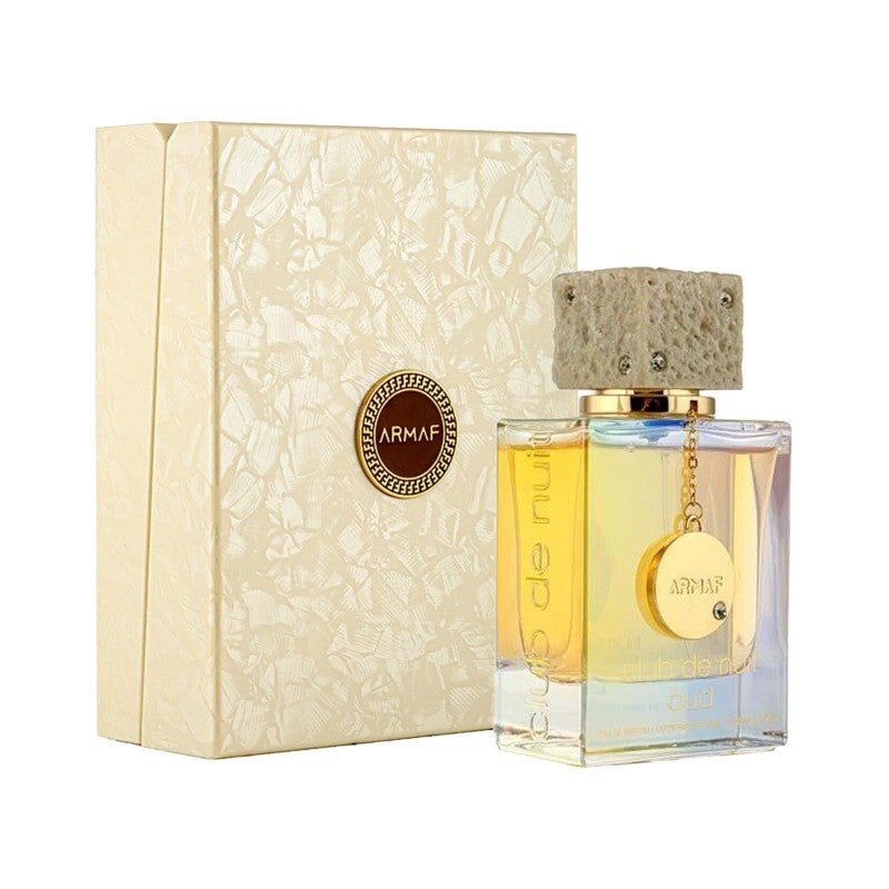 Armaf Club de Nuit Oud Eau de Parfum 105ml Original Perfumes Árabes Nobres Luxuosos Dubai Duradouro Âmbar Amadeirado Perfume de Feromônio Maquiagem
