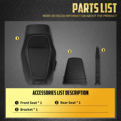 Assento de motorista e passageiro para motocicleta Harley Nightster RH975 2022-2024 Nightster Special RH975S 23-24