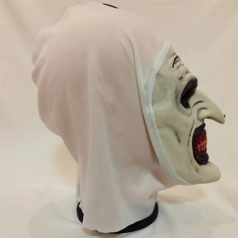 Scary Cosplay Mask Halloween Clown Bloody Latex Soft Props Party Terrifier Costume Masks Adult One Size