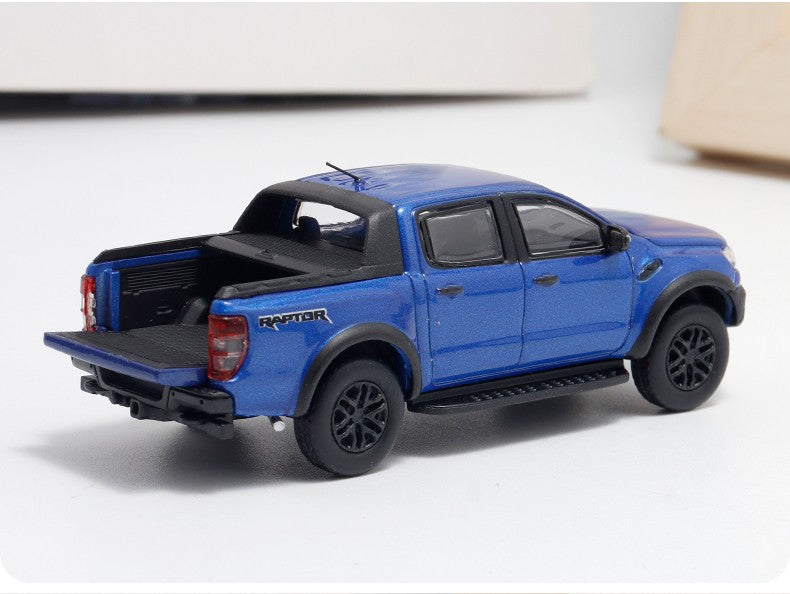MK Miniaturas Liga Fundida 1/64 Ford Ranger Raptor Modelo de Carro Decoração Estática Brinquedos Colecionáveis de Presente