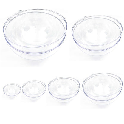1-15pcs Creative Christmas Clear Plastic Hollow Ball Bright More Size Ornaments Holiday Decor Hanging Balls Party Wedding Decor
