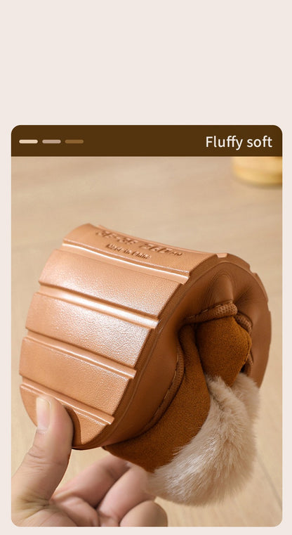 Comwarm Women's Snow Boots For Outdoor Classic Non-Slips Winter Warm Snow Boots Fashion Cozy Plush Women Boots Fuzzy Home Boots