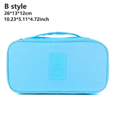 Travel Bra Organizer Bag Waterproof Panties Sock Underwear Storage Bag Daily Women Wash Package Cosmetic Finishing Bags