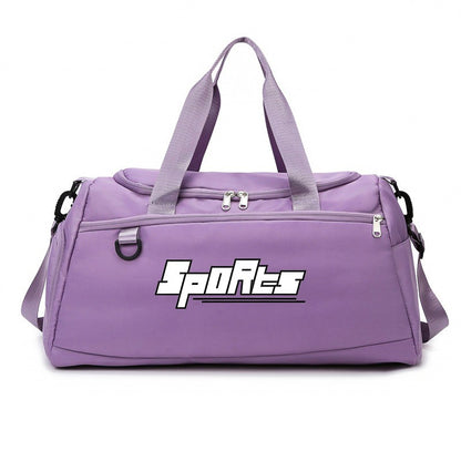 Multifunctional Large Capacity Handbag Waterproof Outdoor Travel Daypack with Wet Dry Shoe Compartment Trendy Fitness Sports Bag