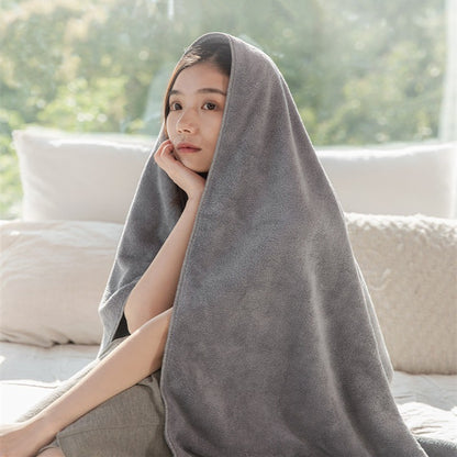 Extra large 120X200cm microfiber bath towel-super absorbent, soft and quick-drying, multi-purpose travel, sports, beauty salon