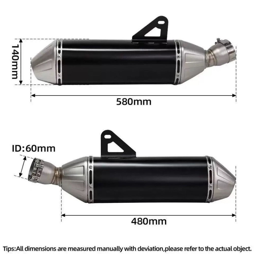 For KOVE 800X Rally-specific modification accessories - Scorpion Racing Exhaust Pipe for the rear section