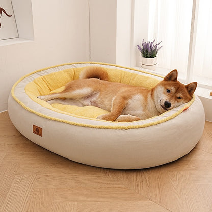 Cama para Cães Pequenos e Médios - Camas Laváveis para Cães Peludas, Camas de Inverno para Animais de Estimação com Zíper Removível