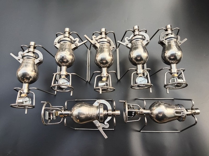 001 Hand Popcorn Machine Open Firing Popcorn Puffing Machine Stainless Steel Mini Popper Small Manual Popcorn Maker Open Firing