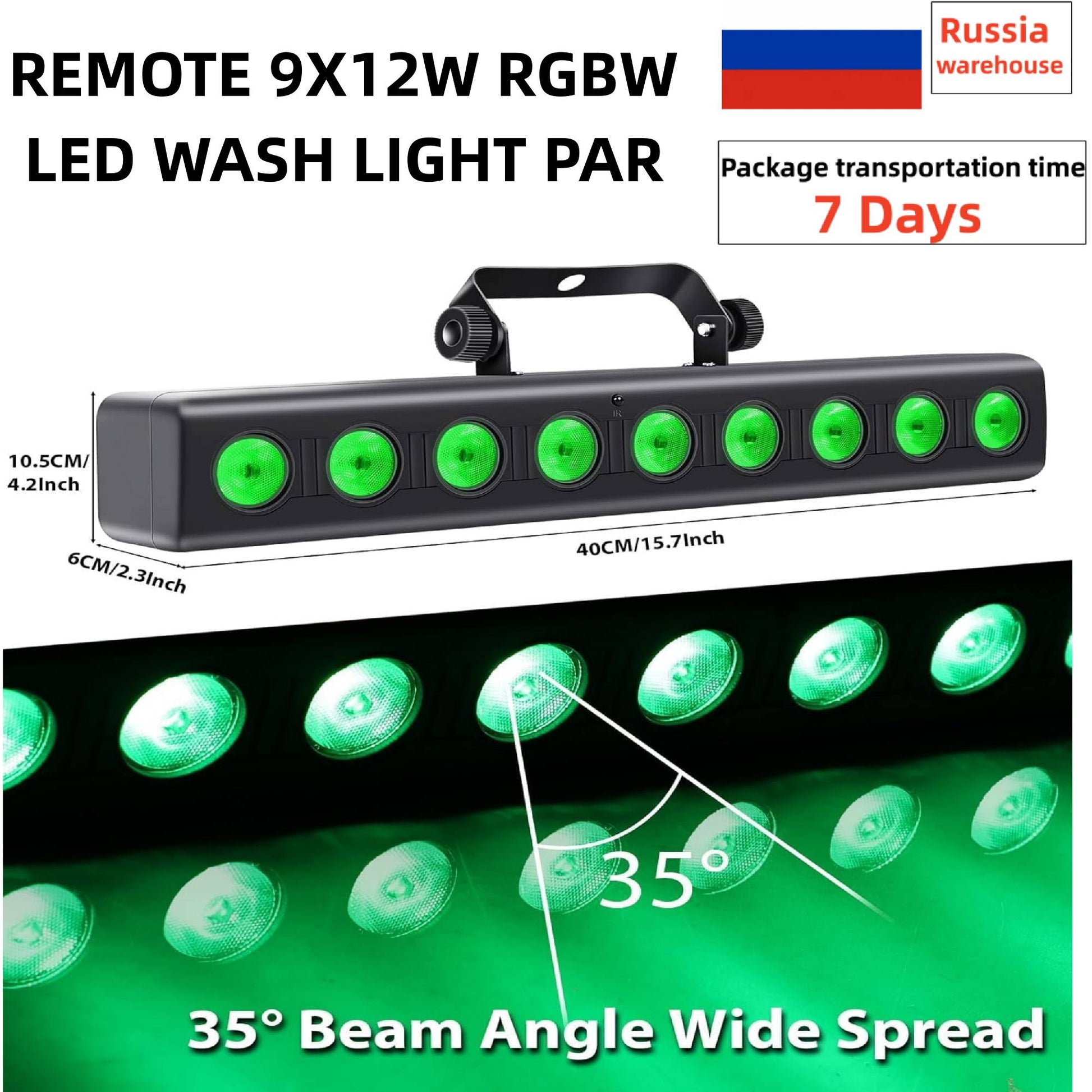 9X12W Remote LED PAR Light / Disco Light RGBW Par / LED Wash Light Stage DJ Equipment