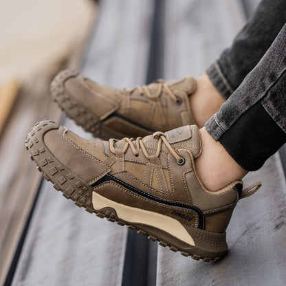 Men Safety Boots Indestructible Shoes Sneakers Steel Toe Protective Boots Anti-smash Anti-puncture Work Safety Shoes Anti-slip