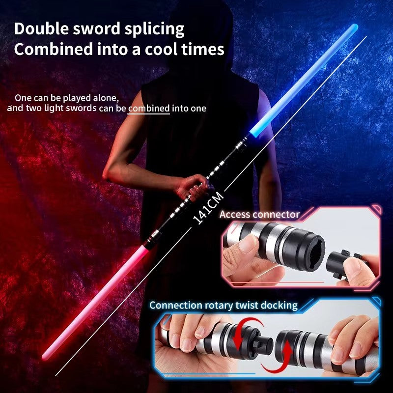 4-16Packs Light Up Sabers 7 Colors Expandable Light Swords Toys for Kid Adult Birthday Gifts Classroom Rewards Wedding Favors