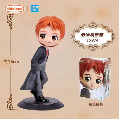 Em Estoque Original Bandai Banpresto Qposket Harry Potter Membros Grande Reunião 15Cm Boneco de Ação Figura Modelo Estilo Chibi Q