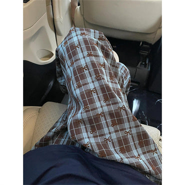 2025 Korean High-Grade Bow Pants Women Spring Autumn Comfortable High Waist Casual Slimming Long Pants Home Walking Pajama Pants