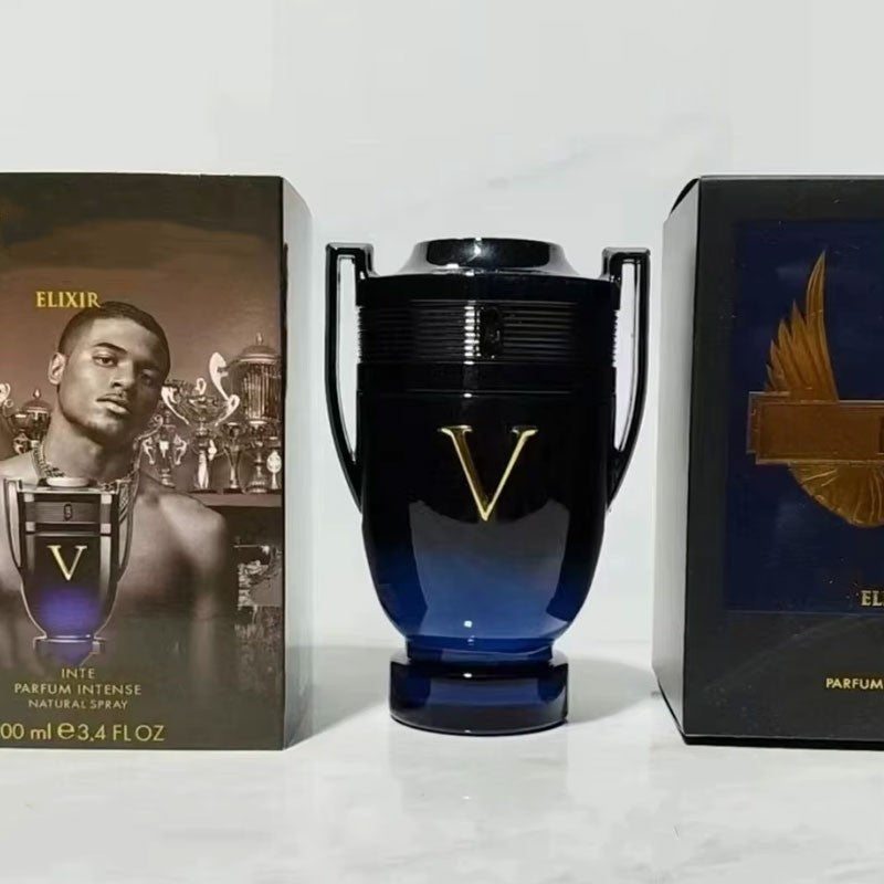 100ML Victory Men's Perfume EDP, Woody Aquatic Notes, Fresh Ocean Fragrance Spray Gift For Men 3.4 Oz Parfum Intense Cologne