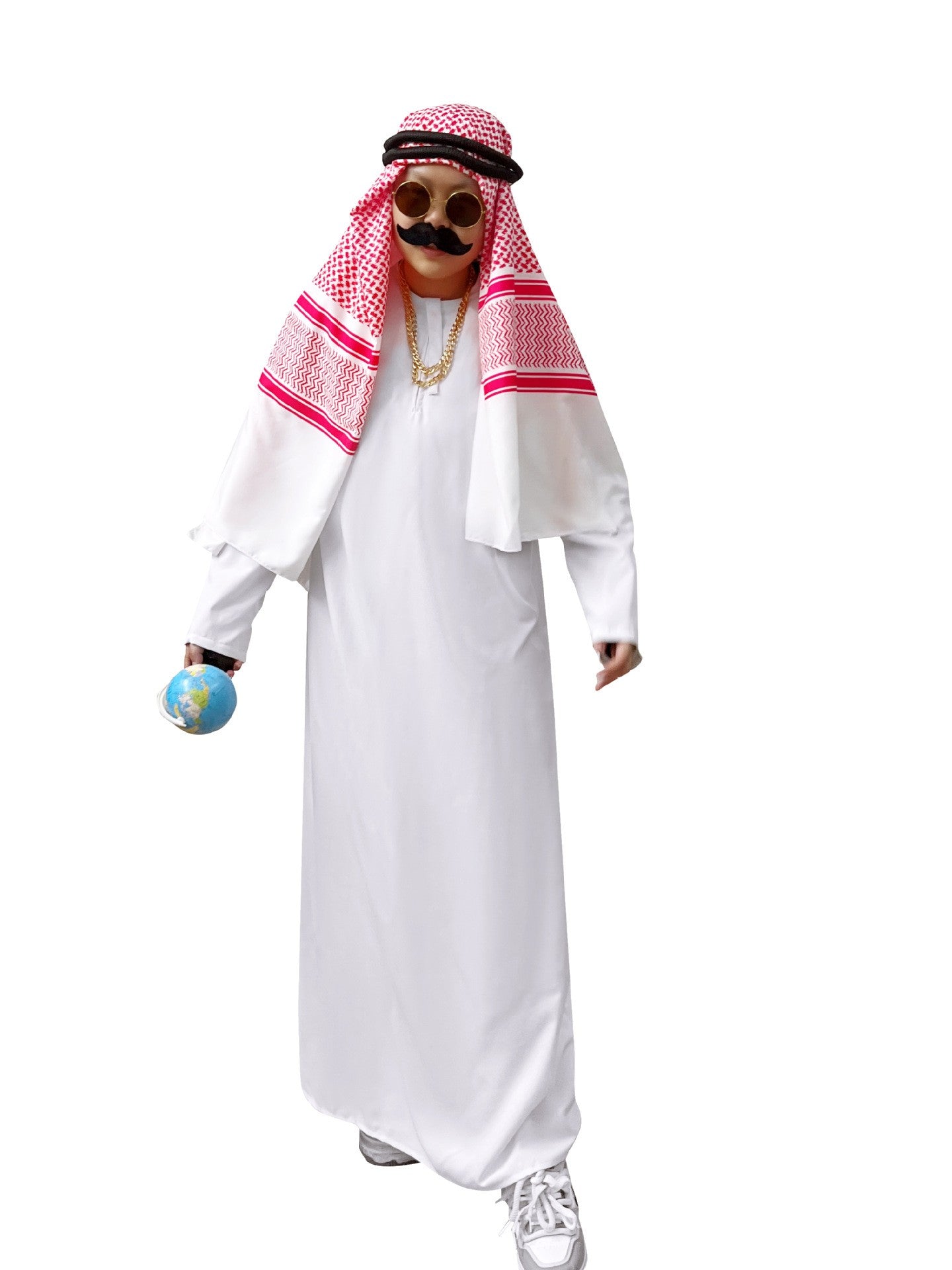 Men Arabia Arab Sheikh Costume Shepherd Arabian Prince Cosplay for Adult Fantasia Purim Halloween Costumes
