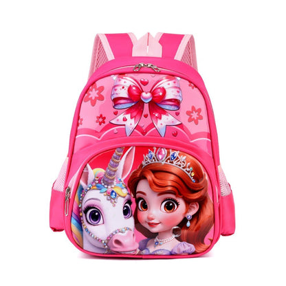 Mochila Escolar Infantil Ultra Leve Disney MARVEL Homem-Aranha Elsa Princesa Kawaii Desenho Animado Meninas Meninos Bolsa de Ombro