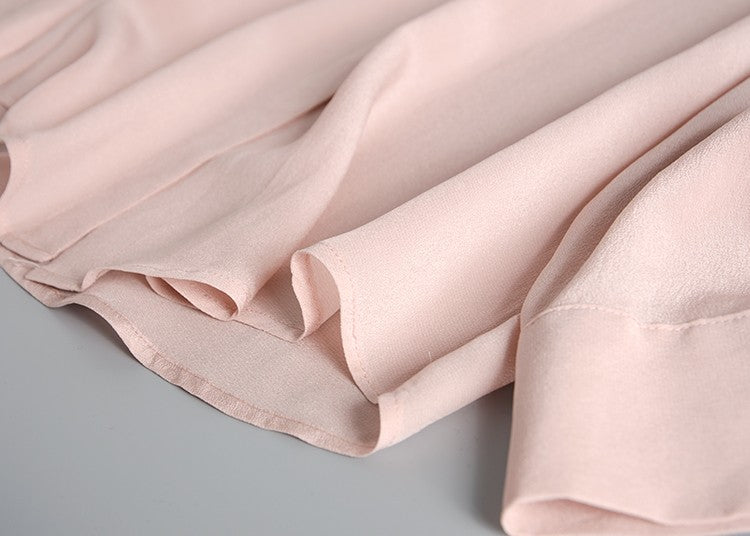 2025 Spring New Women's Silk Shirt Women's Long Sleeve 100% Mulberry Silk Blouse 16 MM White-collar OL Style Shirts For Women