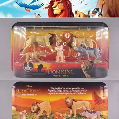 Disney O Rei Leão Engraçado 5 peças/conjunto Scar Pumba & Timão Simba Mufasa Nala Brinquedo de Bonecos de Ação Presentes de Aniversário para Crianças