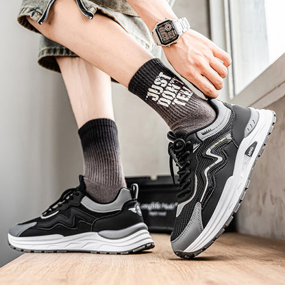 Men's Breathable Running Shoes Anti-skid Athletic Sneakers 2025 Casual Shoes Walking Shoes Lightweight Trendy Casual Sports Shoe