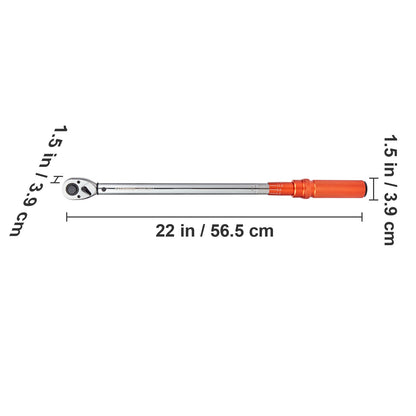 SucceBuy 1/2" 1/4" 3/8" Mechanical Torque Wrench Set Precision Pointer Hand Tools Torque Wrench Mechanical Car Repair Tool