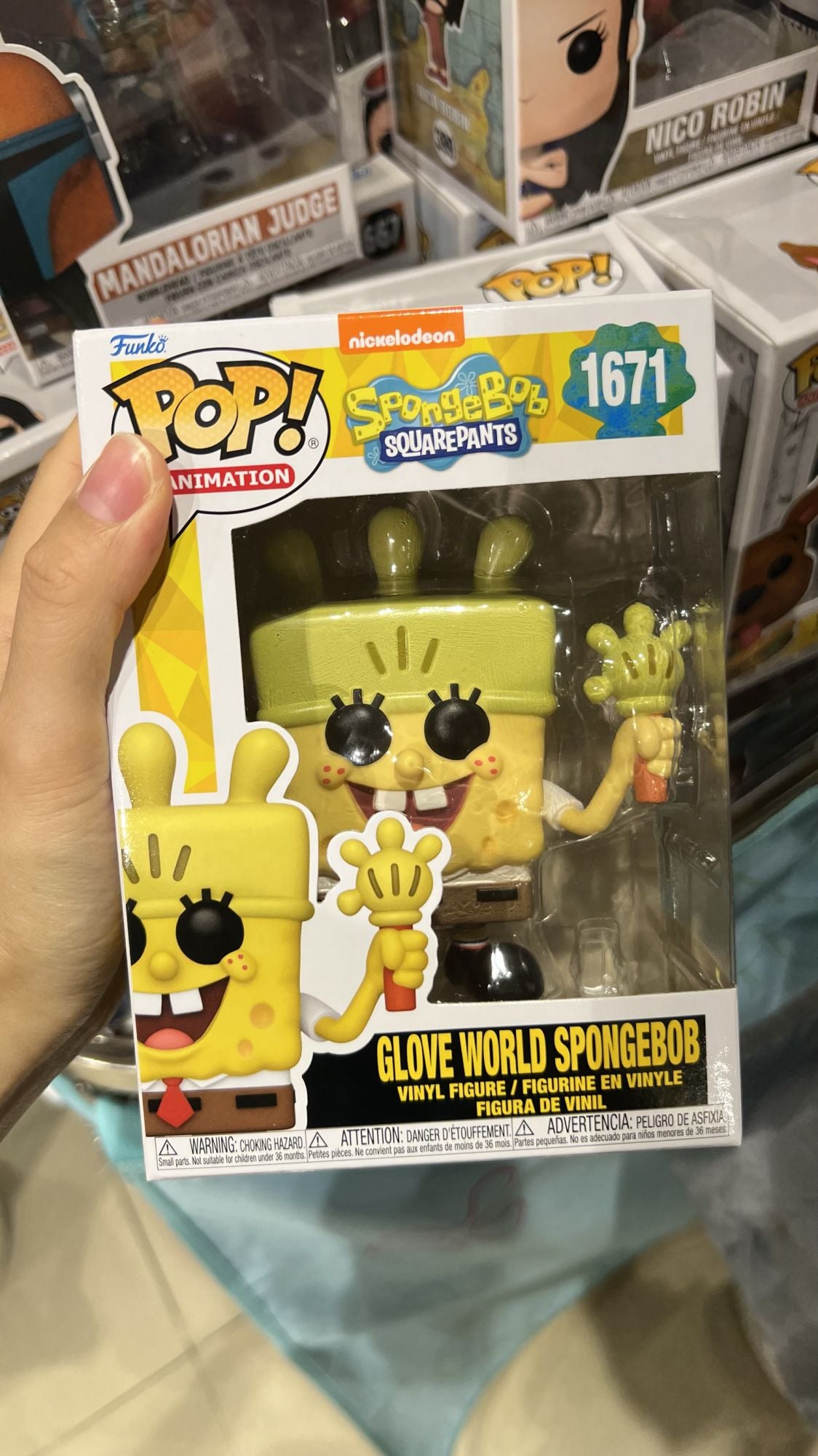 Anime Bob Esponja Modelo Funko Pop Calça Quadrada Boneco de Ação Tentáculos Figura de Vinil Decoração de Mesa Enfeite Brinquedo Edição Limitada Presente
