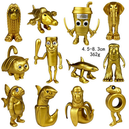 Boneco de brinquedo italiano Brainrot Tung Sahur Tralalero Tralala Figuras Bombardino Crocodilo Shimpanzini Bananini Decoração de modelo Boneca Presente