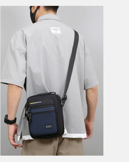 New Fashion Oxford Men Crossbody Bag Single Shoulder Bags Big Capacity Storage Bag Fashion Multi-Pockets Business Crossbody Bags